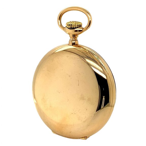 Fine Swiss 14K gold hunting cased lever watch Circa 1910 Fine Swiss 14K gold hunting cased lever watch Circa 1910