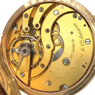 Fine Swiss 14K gold hunting cased lever watch Circa 1910