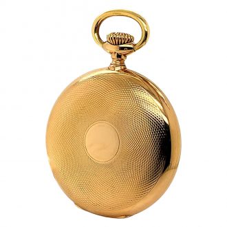 Swiss 18 carat gold open faced lever pocket watch Circa 1897 Swiss 18 carat gold open faced lever pocket watch Circa 1897