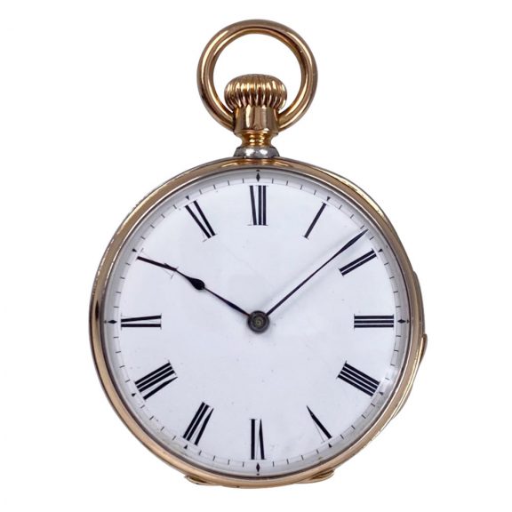 Swiss 18 carat rose gold quarter repeating lever watch Circa 1900 Swiss 18 carat rose gold quarter repeating lever watch Circa 1900