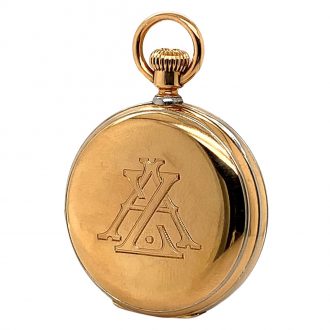 Swiss 18 carat rose gold quarter repeating lever watch Circa 1900