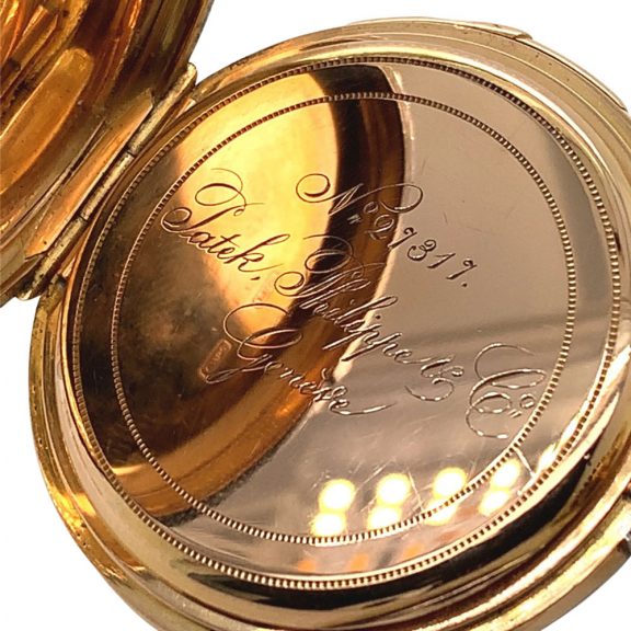 Swiss 18 carat rose gold quarter repeating lever watch Circa 1900 Swiss 18 carat rose gold quarter repeating lever watch Circa 1900