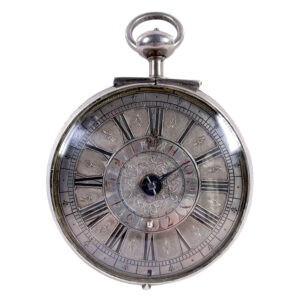 Fine German silver one handed coach clock with alarm Circa 1700