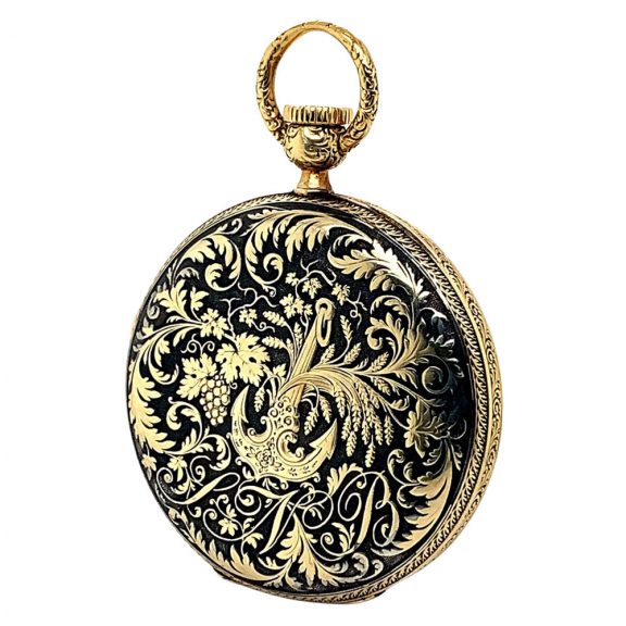 Swiss silver and gold quarter repeating lever watch Circa 1848 Swiss silver and gold quarter repeating lever watch Circa 1848