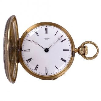 Swiss silver and gold quarter repeating lever watch Circa 1848