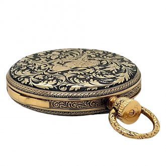 Swiss silver and gold quarter repeating lever watch Circa 1848