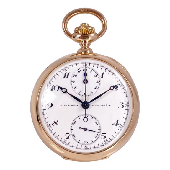 Important Swiss 18K rose gold lever chronograph Circa 1892
