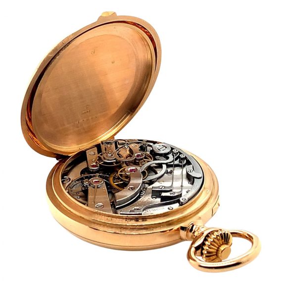 Important Swiss 18K rose gold lever chronograph Circa 1892 Important Swiss 18K rose gold lever chronograph Circa 1892