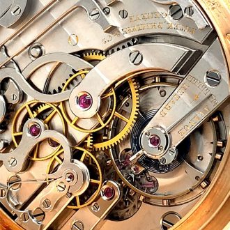 Important Swiss 18K rose gold lever chronograph Circa 1892