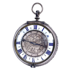 French silver half hour and hour striking coach clock Circa 1650