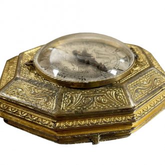 German single handed octagonal verge with hour strike Circa 1600