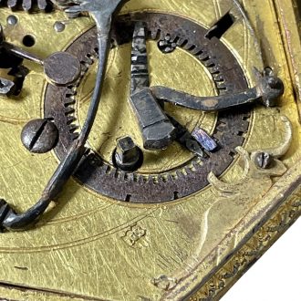 German single handed octagonal verge with hour strike Circa 1600