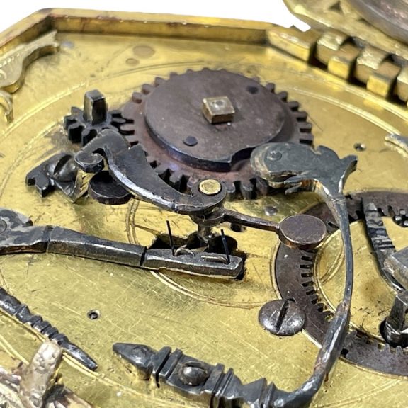 German single handed octagonal verge with hour strike Circa 1600 German single handed octagonal verge with hour strike Circa 1600