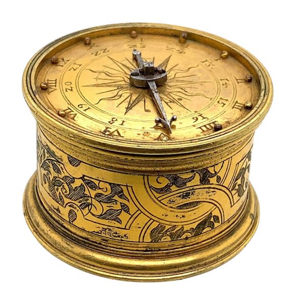 Very interesting Swiss reproduction of a verge clock Circa 1980 Very interesting Swiss reproduction of a verge clock Circa 1980