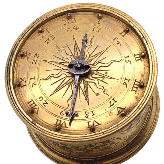 Very interesting Swiss reproduction of a verge clock Circa 1980 Very interesting Swiss reproduction of a verge clock Circa 1980