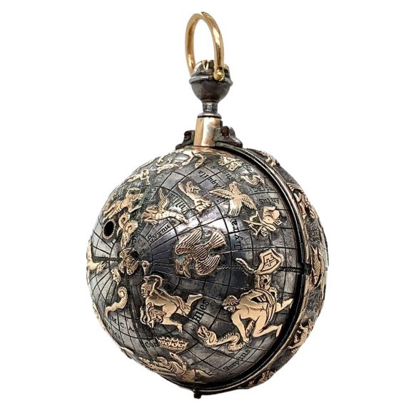 Austrian silver and rose gold astronomical verge watch Circa 1700 Austrian silver and rose gold astronomical verge watch Circa 1700