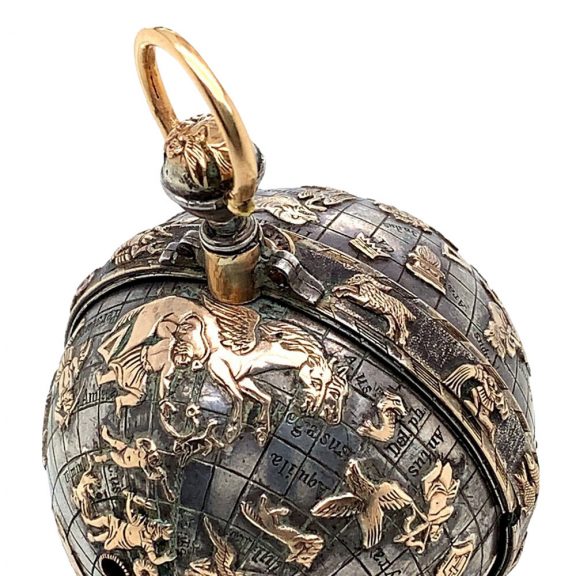 Austrian silver and rose gold astronomical verge watch Circa 1700 Austrian silver and rose gold astronomical verge watch Circa 1700