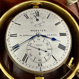 English chronometer with 56 hour power reserve Circa 1910 English chronometer with 56 hour power reserve Circa 1910