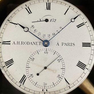 Small French deck chronometer with 49h power reserve Circa 1860