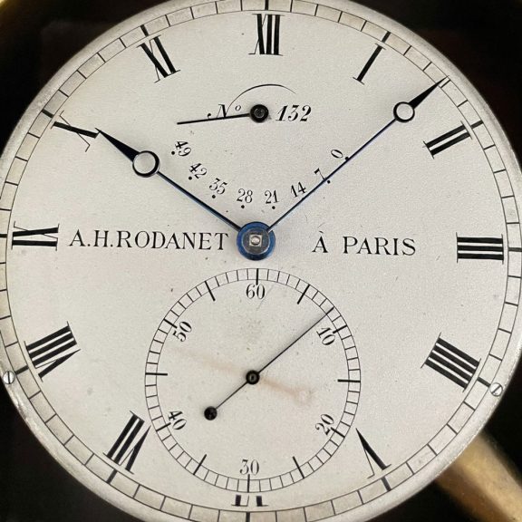 Small French deck chronometer with 49h power reserve Circa 1860 Small French deck chronometer with 49h power reserve Circa 1860