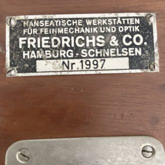 Rare German deck chronometer with 56h power reserve Circa 1940