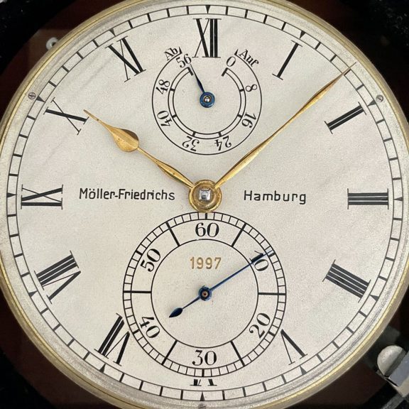 Rare German deck chronometer with 56h power reserve Circa 1940 Rare German deck chronometer with 56h power reserve Circa 1940