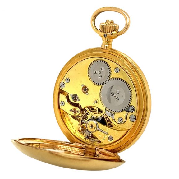 Swiss matt gold, diamond and sapphire set pendant watch Circa 1912 Swiss matt gold, diamond and sapphire set pendant watch Circa 1912