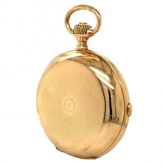 Swiss rose gold quarter repeating chronograph Circa 1890