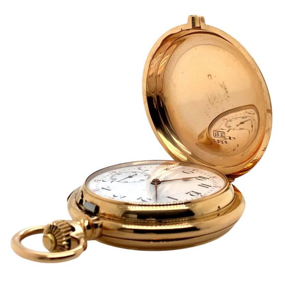 Swiss 18 carat rose gold minute repeating lever watch Circa 1900 Swiss 18 carat rose gold minute repeating lever watch Circa 1900
