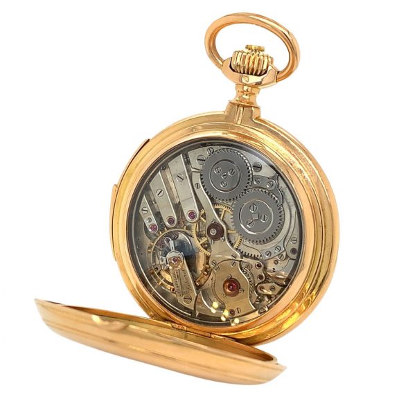 Swiss 18 carat rose gold minute repeating lever watch Circa 1900 Swiss 18 carat rose gold minute repeating lever watch Circa 1900