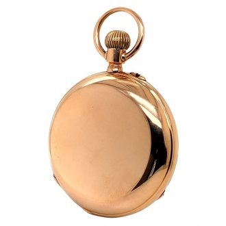 Swiss/German 14K rose gold open faced lever watch Circa 1890