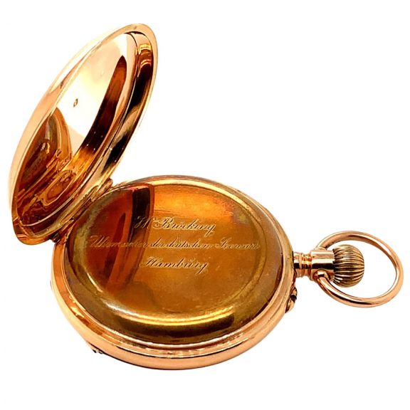 Swiss/German 14K rose gold open faced lever watch Circa 1890 Swiss/German 14K rose gold open faced lever watch Circa 1890