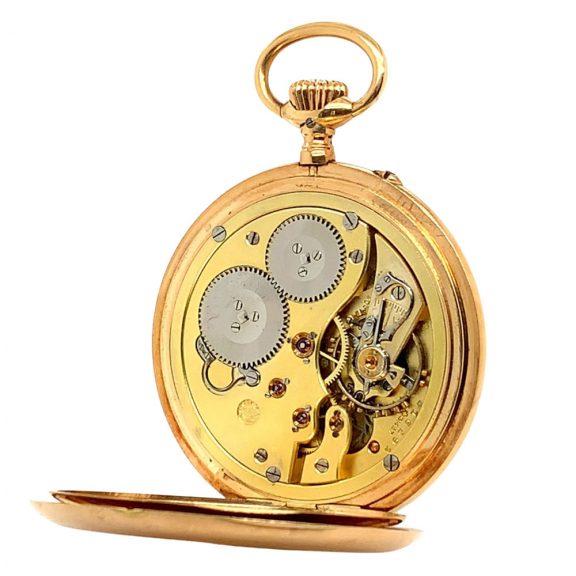 Elegant Swiss rose gold open faced lever watch Circa 1910 Elegant Swiss rose gold open faced lever watch Circa 1910