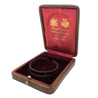 Historically interesting Swiss rose gold lever watch Circa 1900