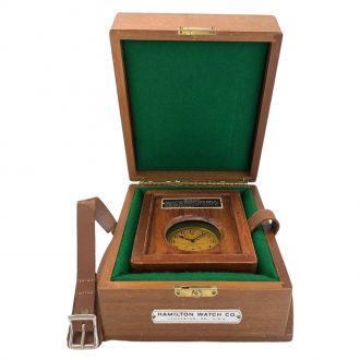 Heavy American deck chronometer with 56h power reserve Circa 1942