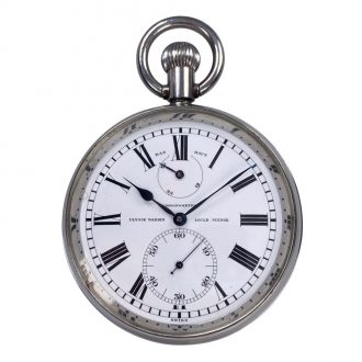 Swiss steel sidereal time regulated observatory chronometer Circa 1954