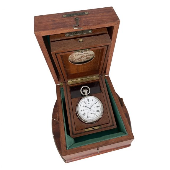 Swiss steel sidereal time regulated observatory chronometer Circa 1954 Swiss steel sidereal time regulated observatory chronometer Circa 1954