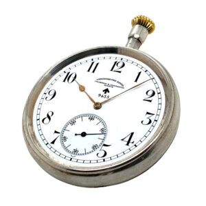 Swiss sterling silver open faced lever deck watch Circa 1922
