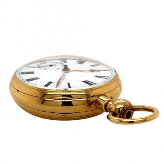 English 18K gold minute repeating duplex watch Circa 1822 English 18K gold minute repeating duplex watch Circa 1822