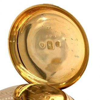 English 18K gold minute repeating duplex watch Circa 1822 English 18K gold minute repeating duplex watch Circa 1822