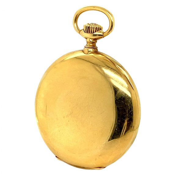 Swiss 18K gold open faced precision pocket watch Circa 1921 Swiss 18K gold open faced precision pocket watch Circa 1921