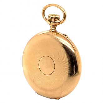 Fine Swiss 14K rose gold open faced lever watch Circa 1880
