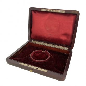 Swiss 18K rose gold half hunting cased lever watch Circa 1890