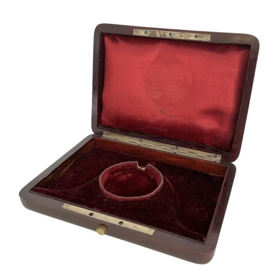 Swiss 18K rose gold half hunting cased lever watch Circa 1890 Swiss 18K rose gold half hunting cased lever watch Circa 1890