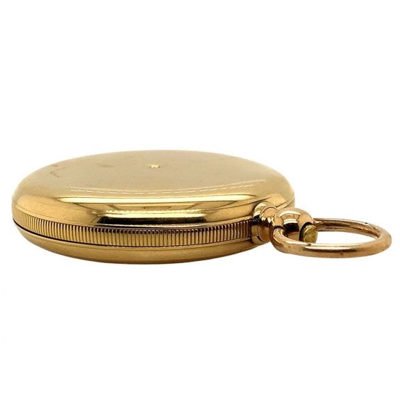 Early Danish/Swiss gold hunting cased precision watch Circa 1854 Early Danish/Swiss gold hunting cased precision watch Circa 1854