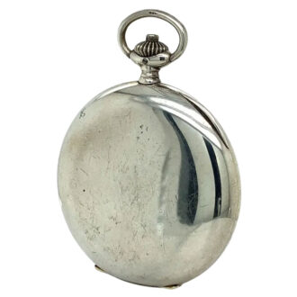 German silver hunting cased keyless lever watch Circa 1920