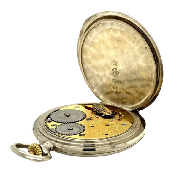 German silver hunting cased keyless lever watch Circa 1920 German silver hunting cased keyless lever watch Circa 1920