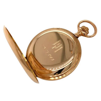German 14K rose gold hunting cased lever watch Circa 1915