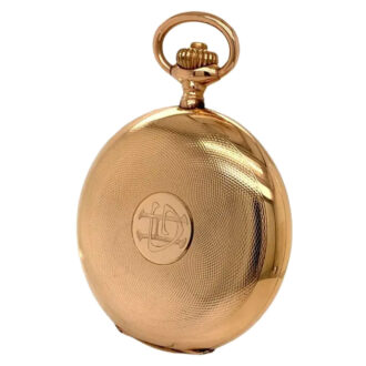 German 14K rose gold hunting cased lever watch Circa 1915