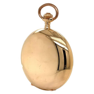 German 14K rose gold hunting cased lever watch Circa 1920